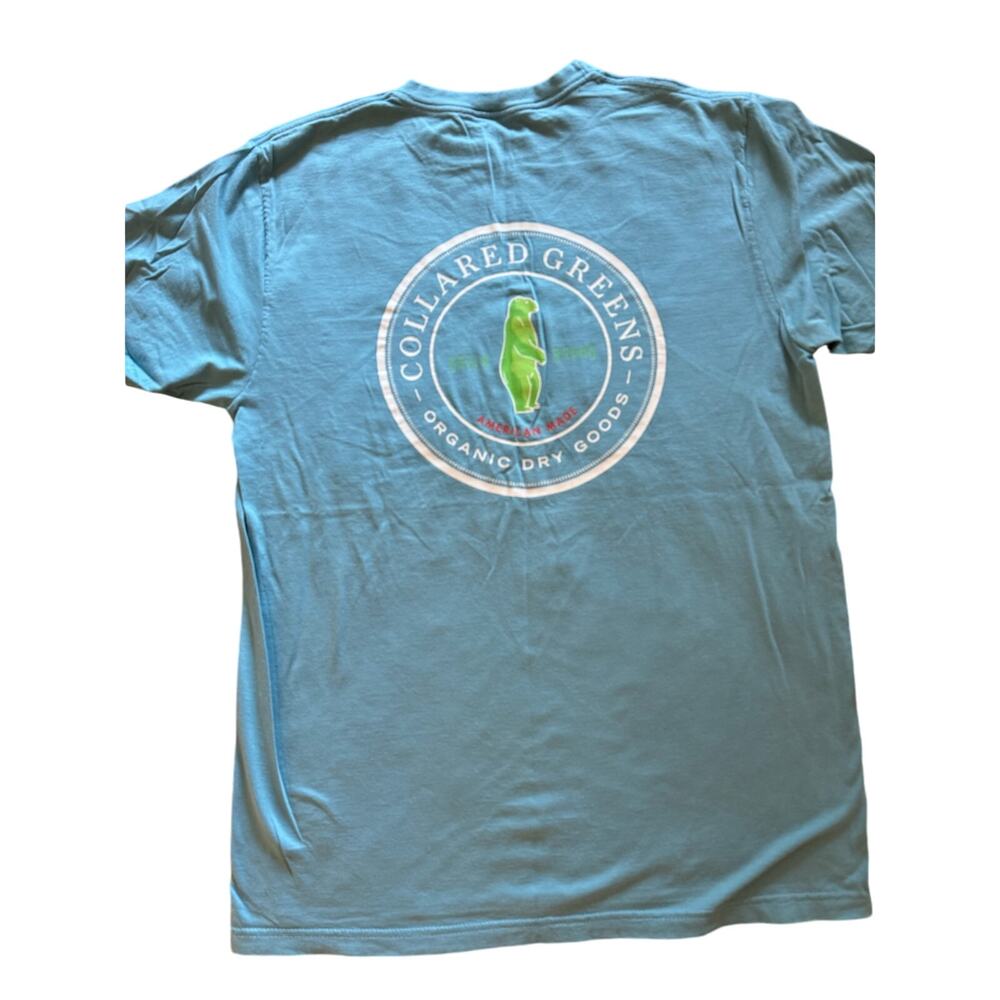 Collared Greens Short Sleeve Pocket T Shirt - Size Medium